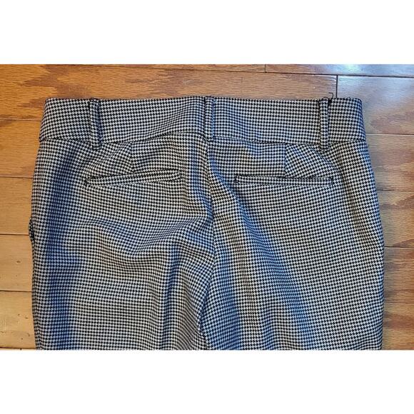 Ann Taylor Loft Womens Size 6 Pants Marisa Straight Houndstooth Stretchy - Picture 4 of 13